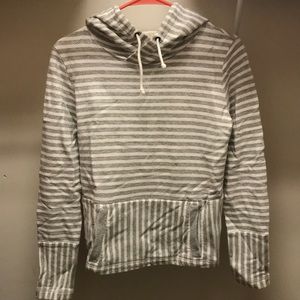 J Crew striped hoodie